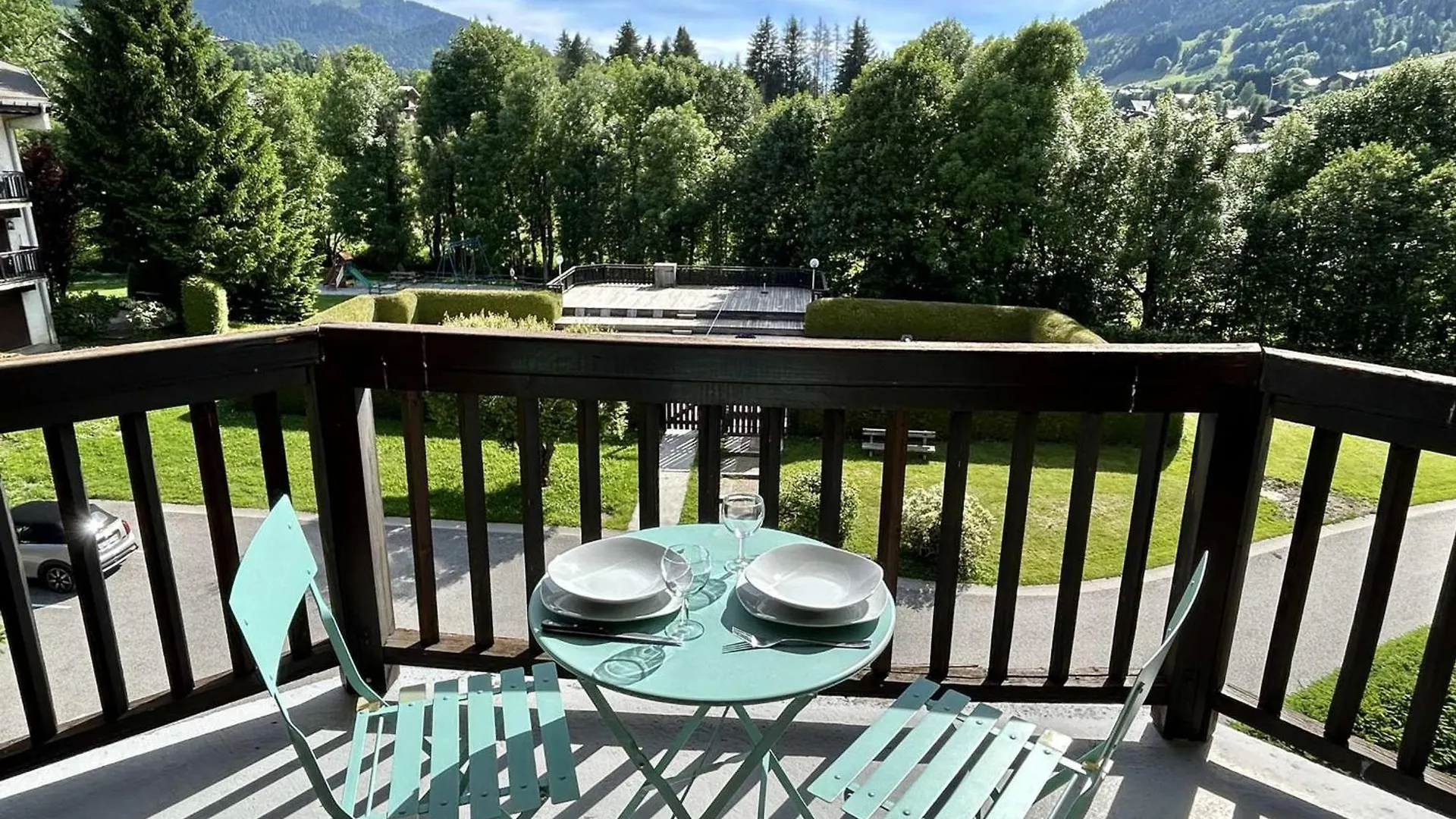 Studio Avec Piscine Chauffee, Tennis & Balcon - 4 Couchages A Megeve - Fr-1-597-14 Apartment